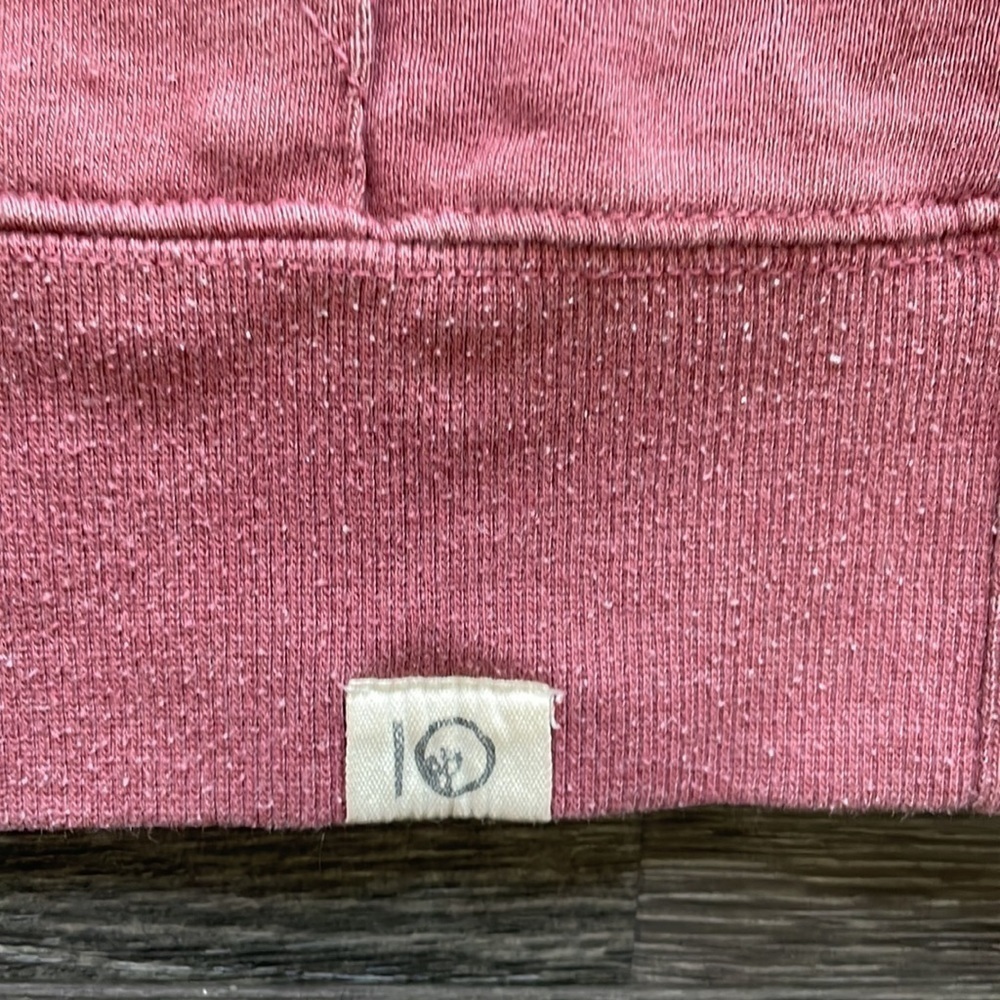SzS Ten Tree Burgundy Hoodie with bunny hug pocket GUC - Picture 6 of 8